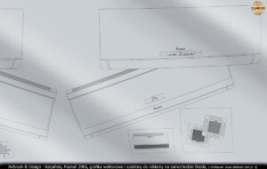 Grafika wektorowa i szablony do reklamy na samochodzie Skoda w technice airbrush dla firmy Lars.