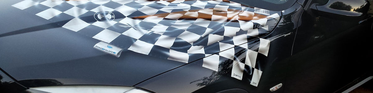 BMW-X1 projekt i airbrush na BMW-X1 dla Romar Polsped 2015 r.