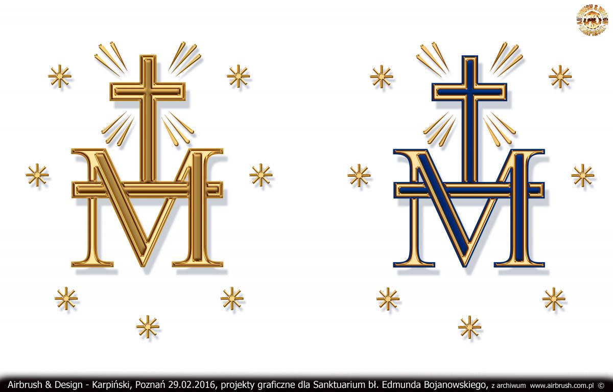 projekty graficzne dla Sanktuarium bł. Edmunda Bojanowskiego w Luboniu