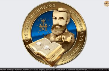 projekty graficzne dla Sanktuarium bł. Edmunda Bojanowskiego w Luboniu
