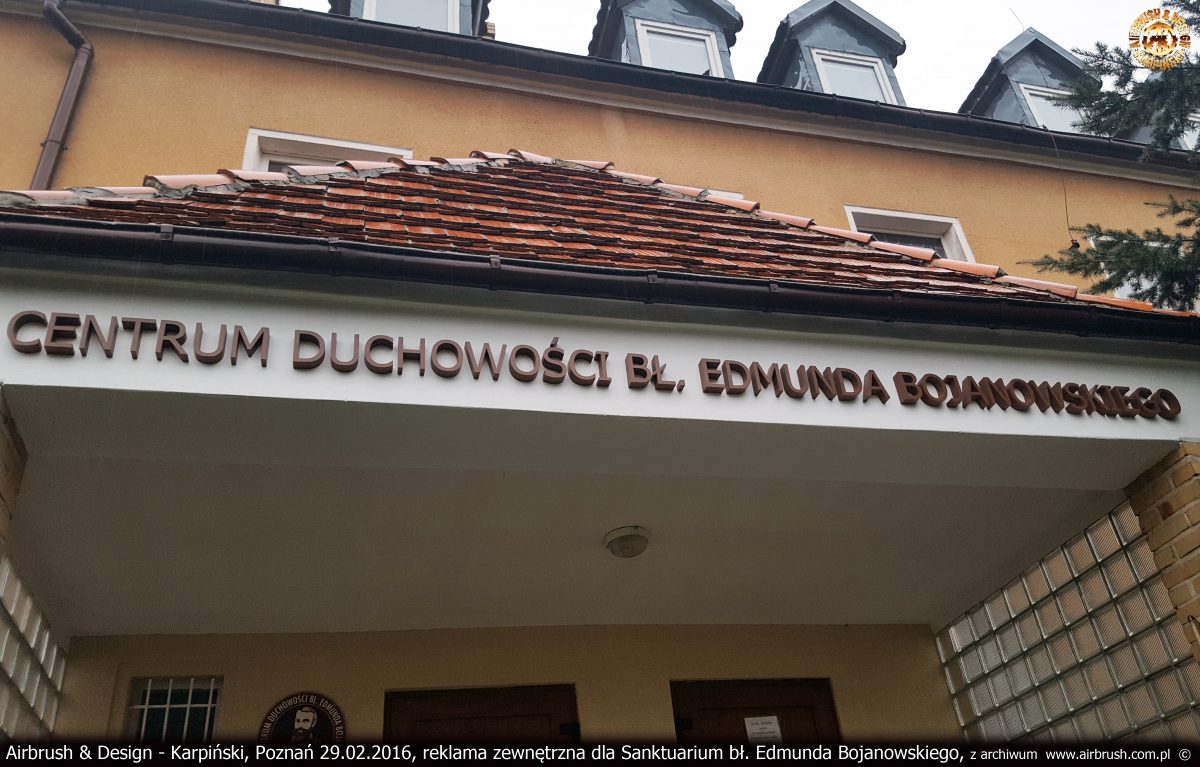projekty graficzne dla Sanktuarium bł. Edmunda Bojanowskiego w Luboniu