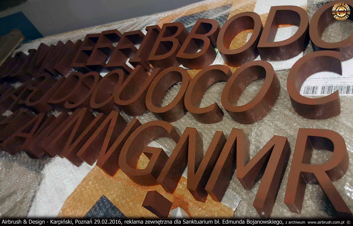 projekty graficzne dla Sanktuarium bł. Edmunda Bojanowskiego w Luboniu