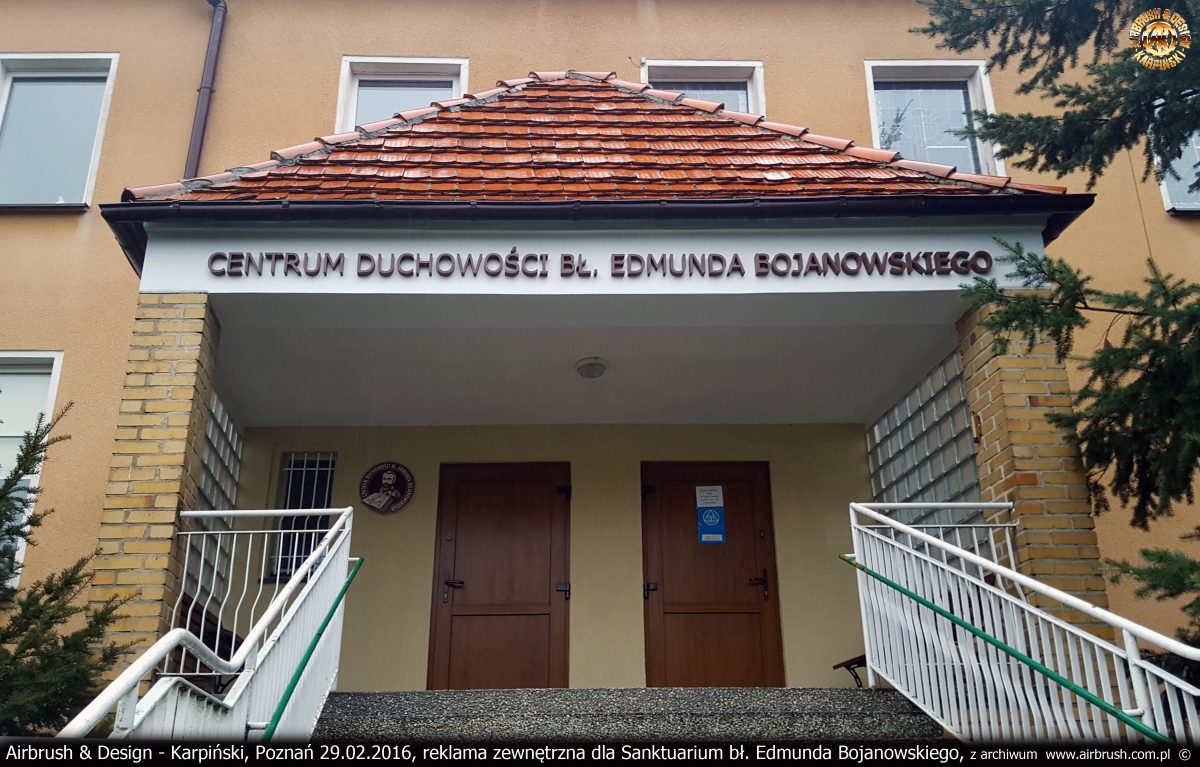 projekty graficzne dla Sanktuarium bł. Edmunda Bojanowskiego w Luboniu