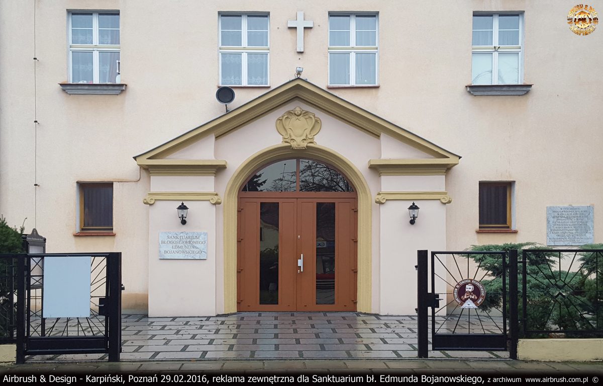 projekty graficzne dla Sanktuarium bł. Edmunda Bojanowskiego w Luboniu
