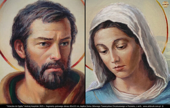 2025.10.13 UCIECZKA DO EGIPTU – ŚWIĘTA RODZINA – MALARSTWO SAKRALNE