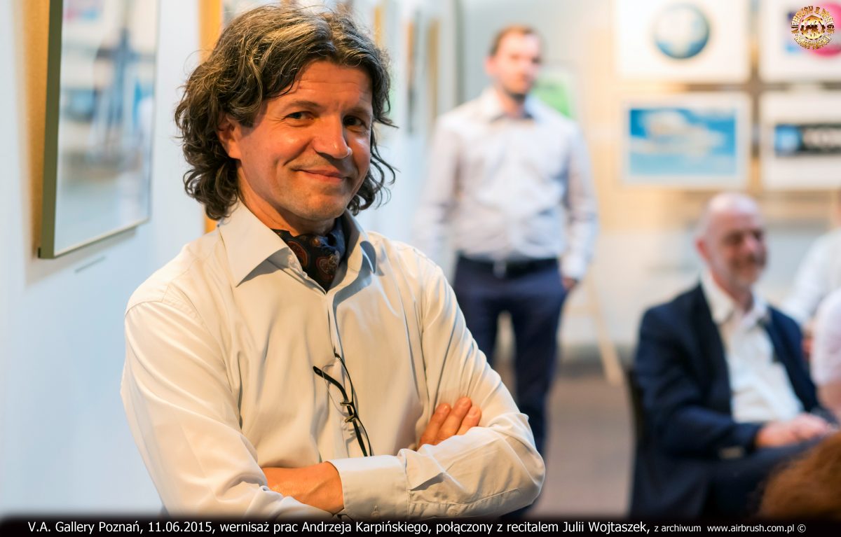 V.A. Gallery Poznań, 11.06.2015, wernisaż prac Andrzeja Karpi