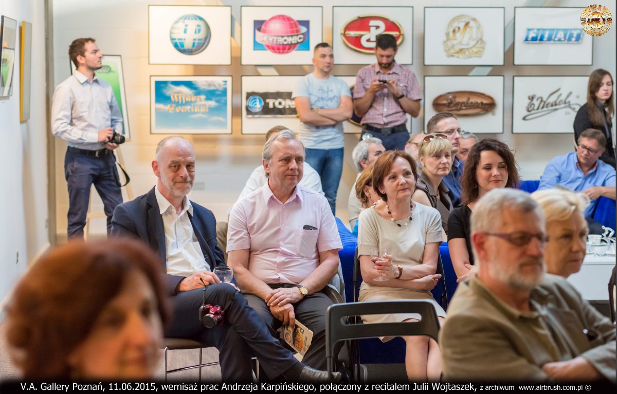 V.A. Gallery Poznań, 11.06.2015, wernisaż prac Andrzeja Karpi