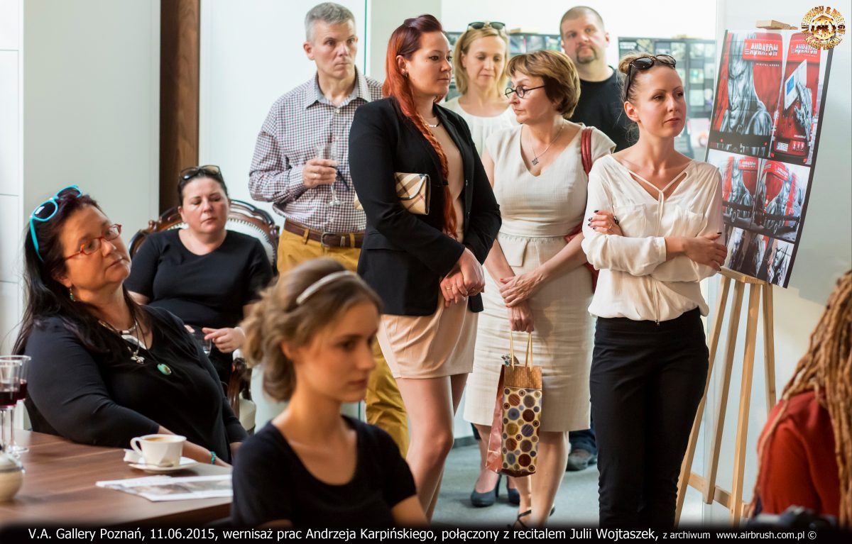 V.A. Gallery Poznań, 11.06.2015, wernisaż prac Andrzeja Karpi