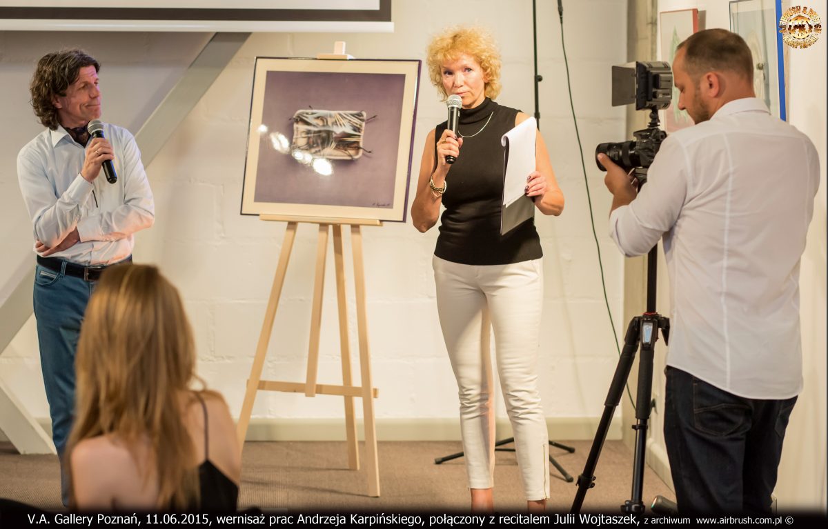 V.A. Gallery Poznań, 11.06.2015, wernisaż prac Andrzeja Karpi
