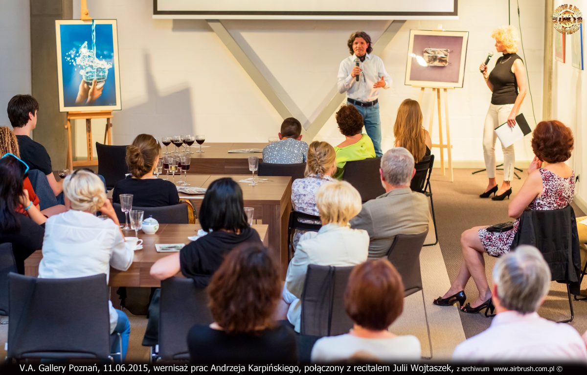 V.A. Gallery Poznań, 2015, wernisaż Andrzej Karpiński