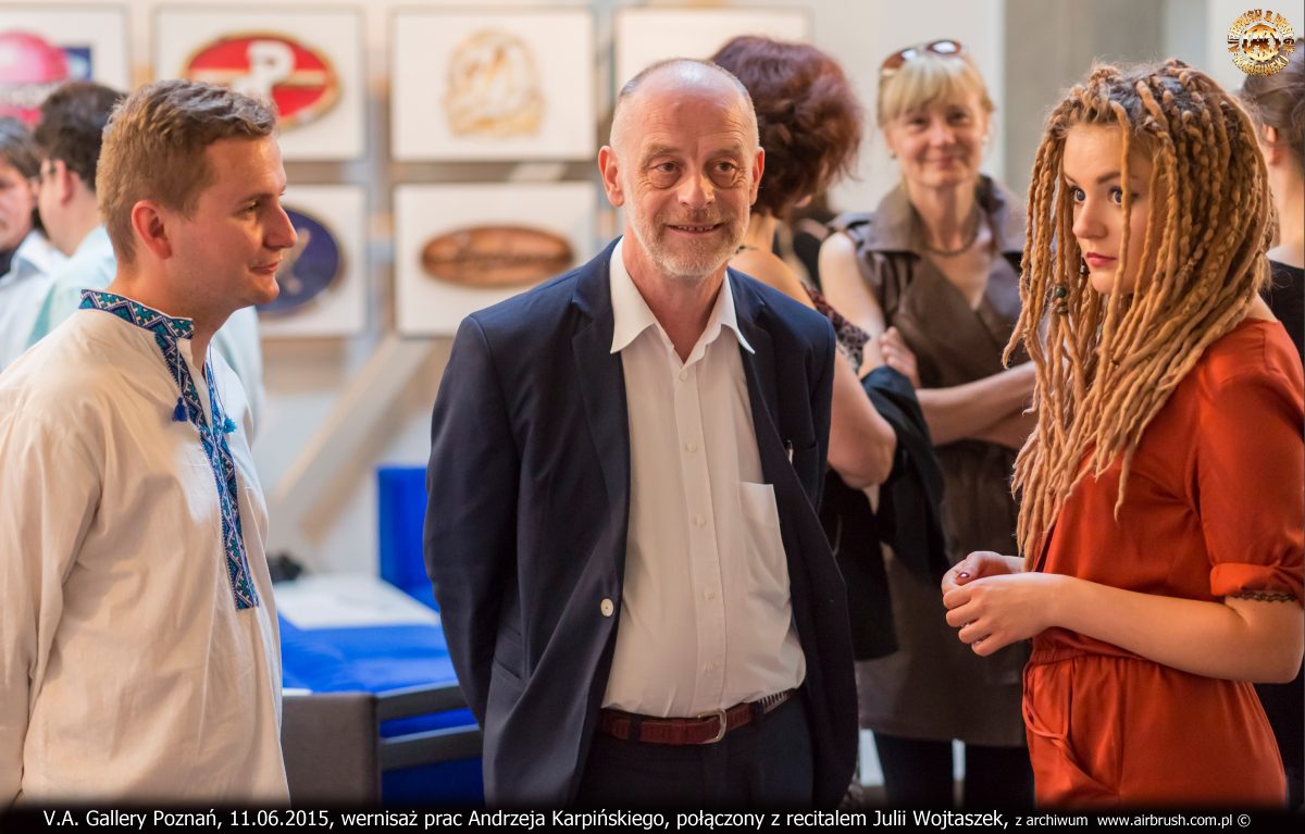 V.A. Gallery Poznań, 11.06.2015, wernisaż prac Andrzeja Karpi