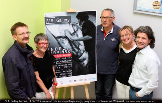 2015.06.11 OBRAZY BEZ FAKTURY – V.A. GALLERY POLAND POZNAŃ