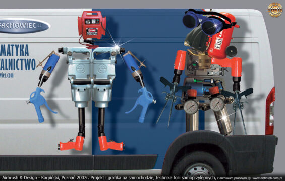 2008-FACHOWIEC – FIAT DUCATO MAXI 2,3 MULTIJET 120 – PROJEKT I WYKONANIE REKLAMY W TECHNICE FOLII SAMOPRZYLEPNYCH