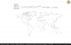 grafika wektorowa z wypełnieniem tonalnym dla Vamco-Singapur