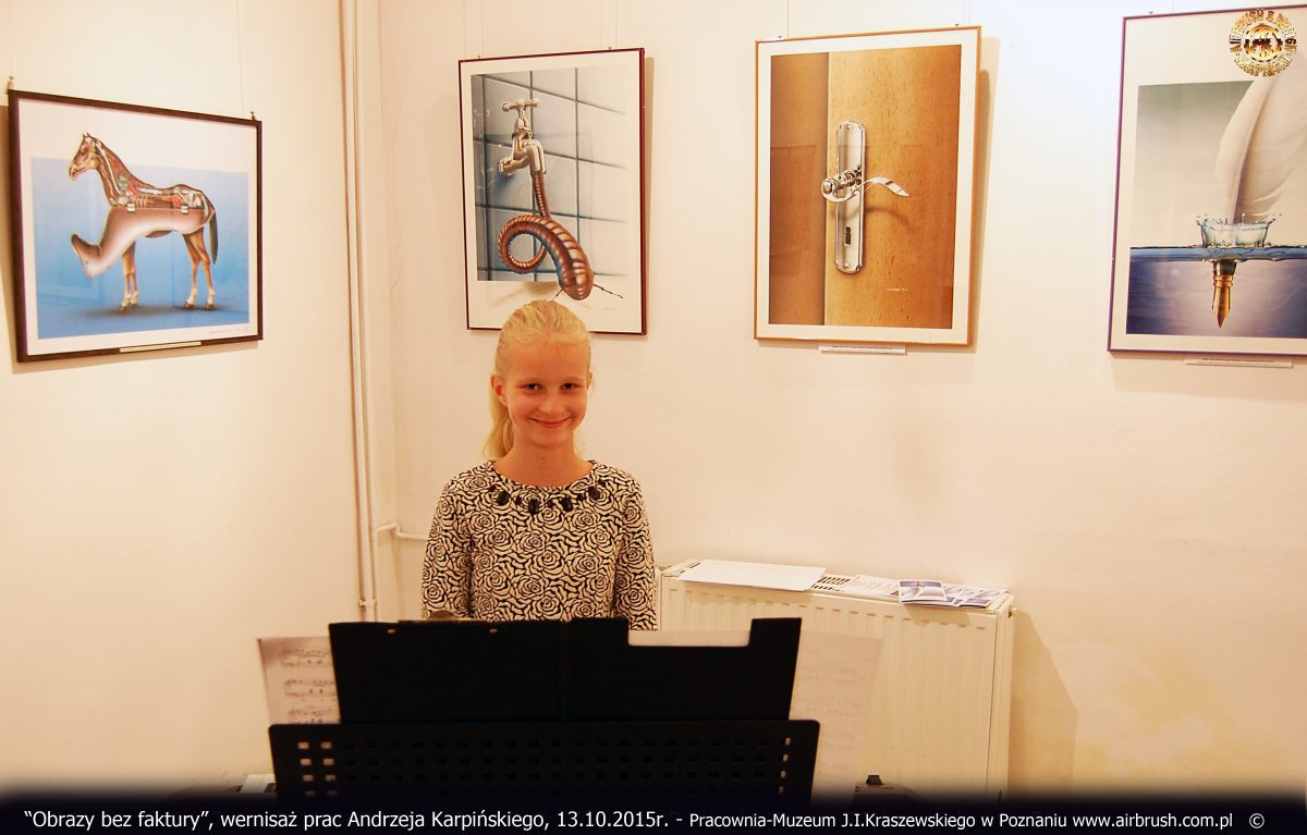 Obrazy bez faktury, wernisaż, 13.10.2015r. Pracownia-Muzeum J.I.Kraszewskiego w Poznaniu.