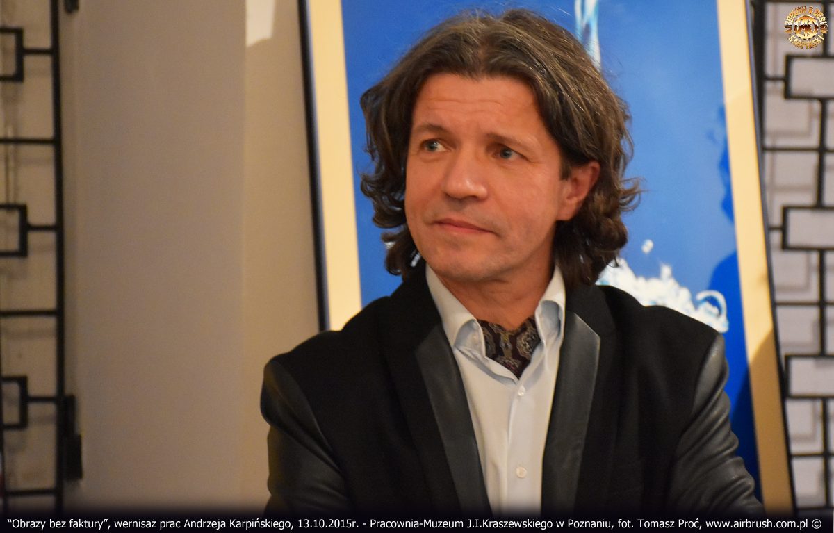 Obrazy bez faktury, wernisaż, 13.10.2015r. Pracownia-Muzeum J.I.Kraszewskiego w Poznaniu.