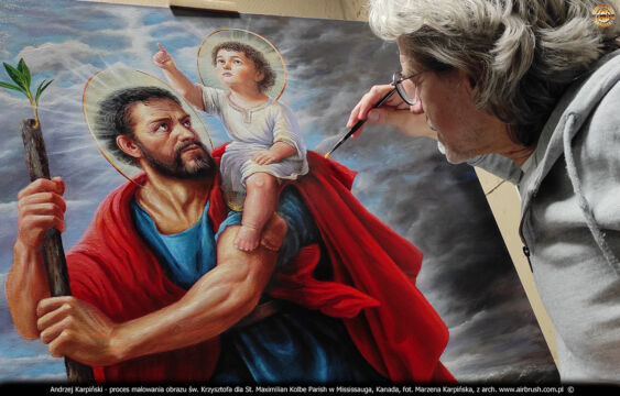 2026.04.04 ŚW. KRZYSZTOF NIOSĄCY DZIECIĄTKO JEZUS