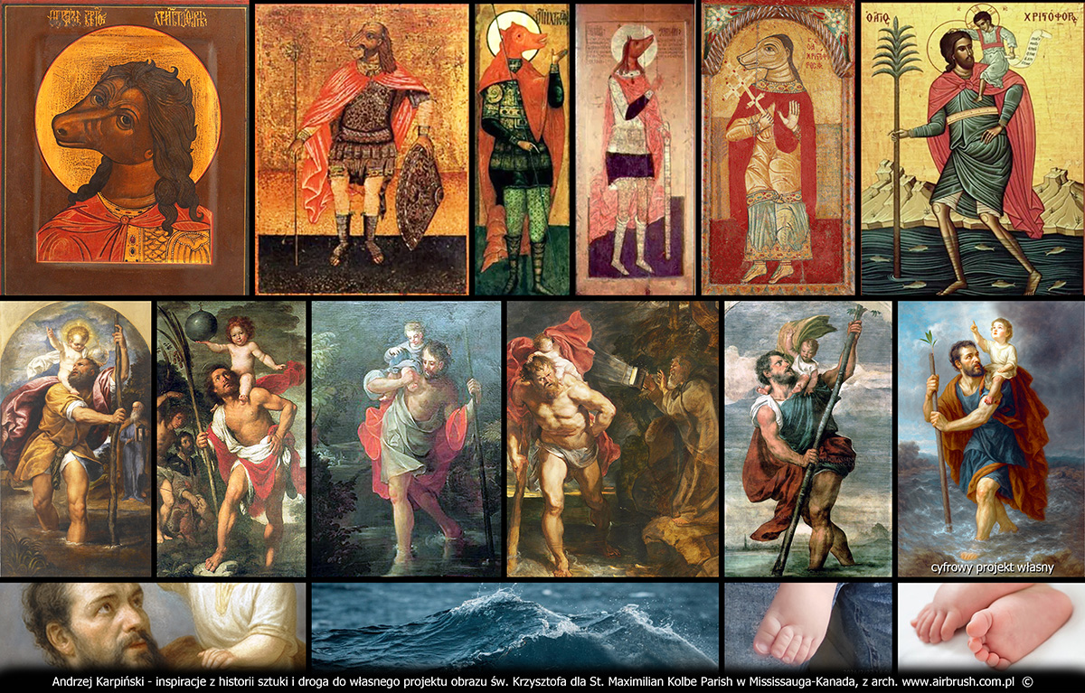 Andrzej Karpiński, obraz św. Krzysztofa, inspiracje z historii sztuki i droga do własnego projektu obrazu 2026 roku.