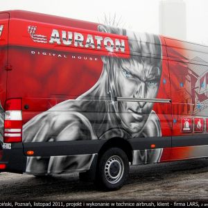 LARS AURATON – PROJEKT I WYKONANIE GRAFIKI W TECHNICE AIRBRUSH