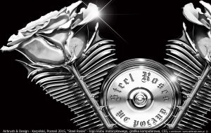Steel Roses digital art ilustration